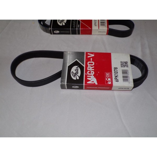 1 Courroie accessoire Gates 6PK1078 pour alfa romeo 145 146 147 156 GTV spider audi A1 A2 A4 BMW serie 7 8 E31 E32 citroen berli