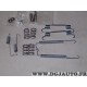 Kit ressorts montage machoires de frein arriere NPS D351O09 pour chevrolet spark 