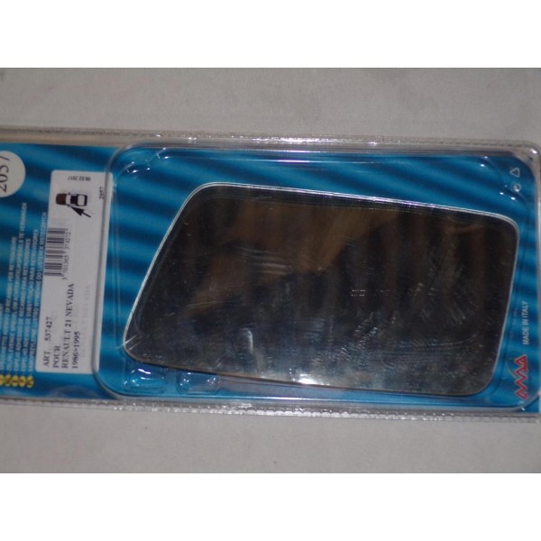 Vitre miroir glace retroviseur avant gauche MAD 2057 537427 pour renault 21 R21 avant 1992 