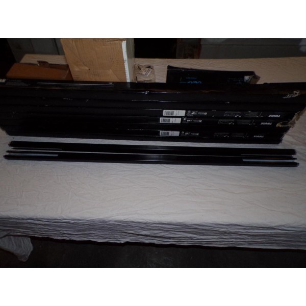 Paire barres de toit acier (juste les barres) longueur 108cm Thule 760