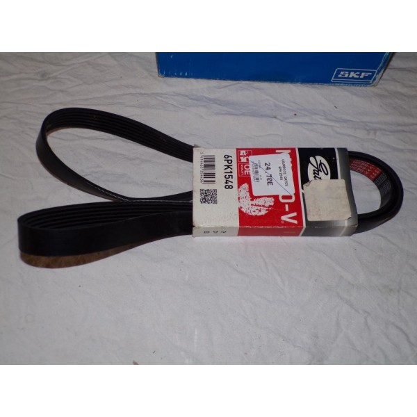 Courroie accessoire Gates 6PK1548 pour BMW serie 5 6 7 X5 E53 E60 E61 E63 E64 E65 E66 E67 renault 19 R19 seat toledo 2 II leon 1