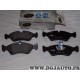 Jeux 4 plaquettes de frein avant montage Norauto Teves NFP1067 pour opel astra F vectra A B