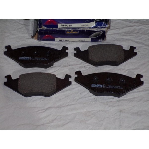 Jeux 4 plaquettes de frein avant montage kelsey Norauto NFP385 pour seat cordoba ibiza 2 II volkswagen golf 1 2 I II jetta 1 2 I