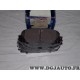 Jeux 4 plaquettes de frein avant montage akebono NPS T360A129 pour toyota yaris XP9 XP13 prius XW30 lexus CT