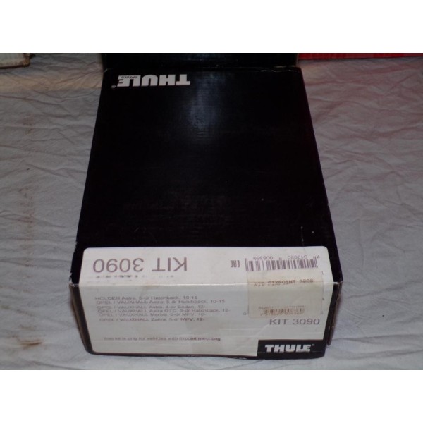 Kit pieds fixation barre de toit Thule 3090 KIT3090 pour opel zafira tourer C partir de 2012 astra J partir de 2010 meriva B par