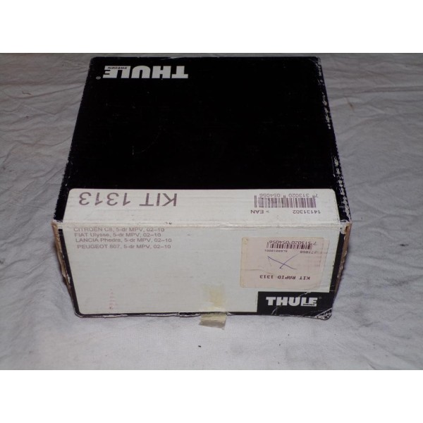 Kit pieds fixation barre de toit Thule 1313 KIT1313 pour peugeot 807 citroen C8 lancia phedra fiat ulysse 2 II 