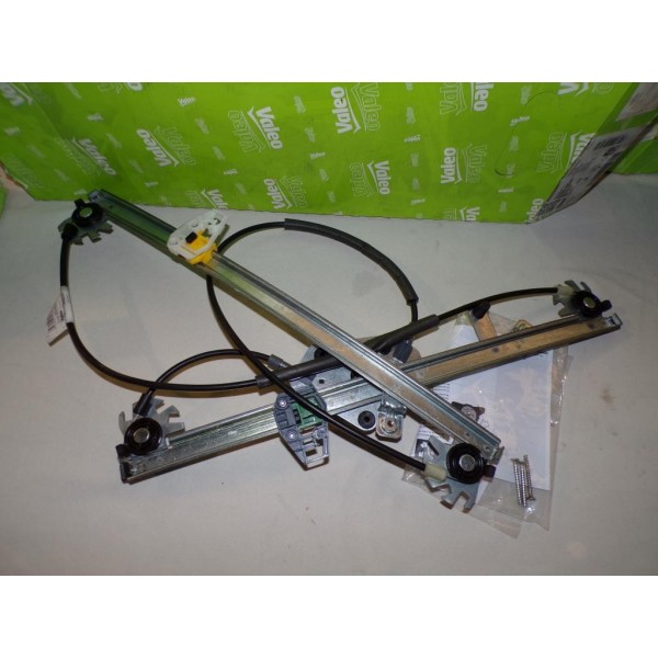 Mecanisme leve vitre electrique sans moteur porte avant droite Valeo 850697 pour renault megane 2 II version 3 portes de 2002 à 