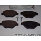 Jeux 4 plaquettes de frein avant montage bendix Renault 410609192R pour renault megane 2 II 1.4 1.6 essence