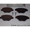 Jeux 4 plaquettes de frein avant montage bendix Renault 410609192R pour renault megane 2 II 1.4 1.6 essence