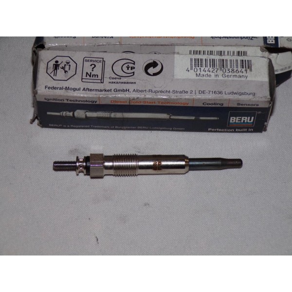 Lot 3 bougies de préchauffe Beru GN999 0100226238 pour volvo S40 V40 renault espace 3 III laguna 1 megane 1 safrane honda civic 