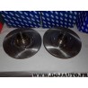 Paire disques de frein arriere plein sans roulement de roue 238mm diametre Sasic 4004287J pour renault clio 1