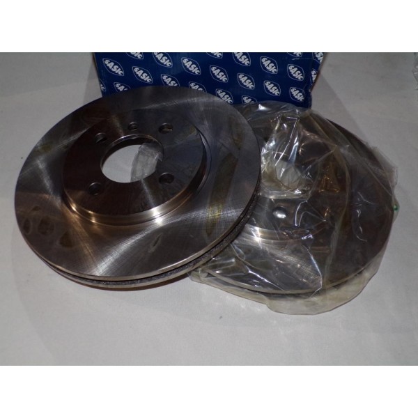 Paire disques de frein avant ventilé 260mm diametre Sasic 9004372J pour BMW Z1 roadster serie 3 E30 