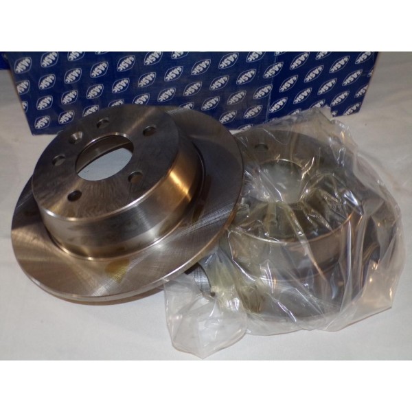 Paire disques de frein arriere plein 280mm diametre Sasic 9004848J pour mercedes vito classe V W638 