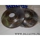 Paire disques de frein avant ventilé 281mm diametre Sasic 6106095 pour honda HR-V HRV partir de 1999 