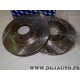 Paire disques de frein avant ventilé 281mm diametre Sasic 6106095 pour honda HR-V HRV partir de 1999