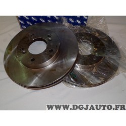 Paire disques de frein avant ventilé 281mm diametre Sasic 6106095 pour honda HR-V HRV partir de 1999 