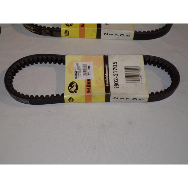 1 Courroie entrainement transmission Gates 9802-21705 20705 pour moto scooter baotian CPI eton hercules huatian jinlun kymco adl