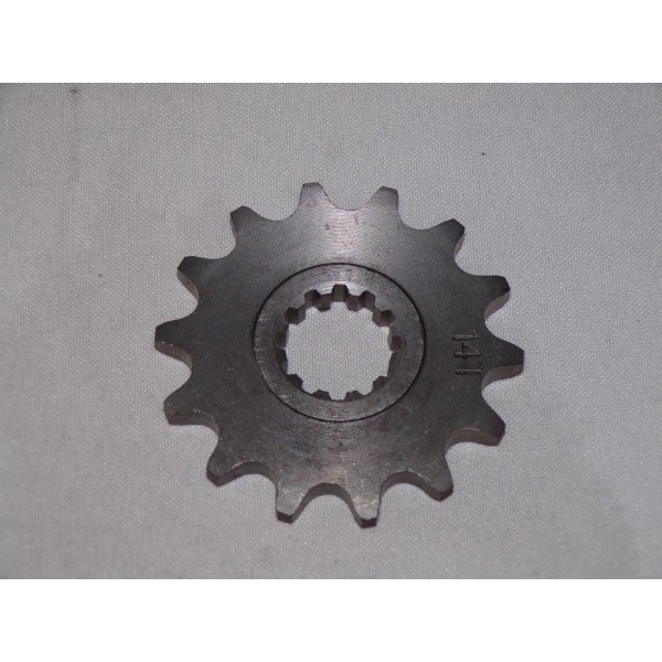 Pignon 14 dents 420 sortie de boite TNT 260424 pour moto AM6 