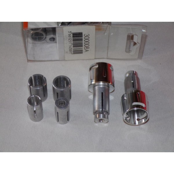 Embout de guidon 17mm universel TNT 300008A pour moto scooter mobylette 