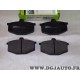 Jeux 4 plaquettes de frein avant montage lucas Valeo 598076 pour renault 4 5 R4 R5 GTL