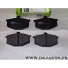 Jeux 4 plaquettes de frein avant montage lucas Valeo 598076 pour renault 4 5 R4 R5 GTL