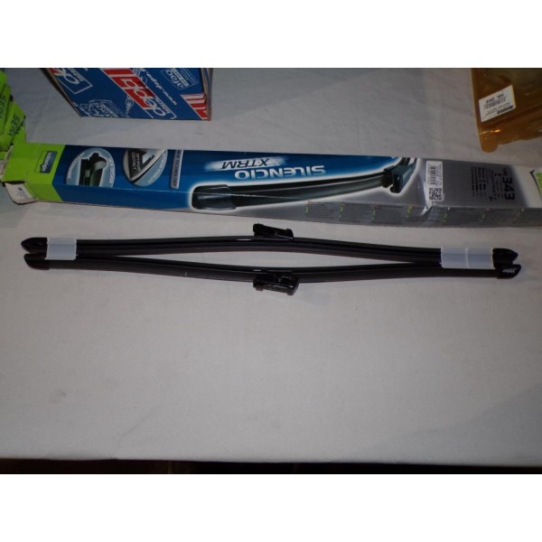 Paire balais essuie glace 2x550mm souple silencio xtrm Valeo VM343 574743 pour land rover defender volkswagen beetle