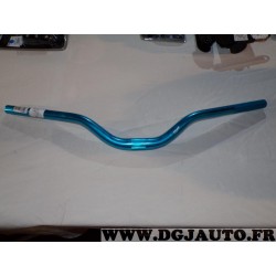 Guidon bleu anodise (modele expo rayure) TNT 303243 pour scooter avec potence 28.6mm diametre scooter MKB booster stunt nitro na