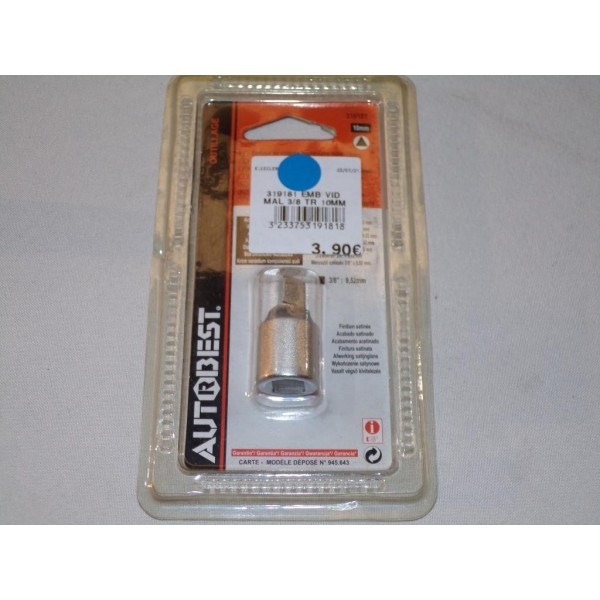 Embout de vidange triangulaire 10mm Autobest 319181 