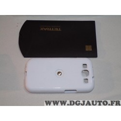 Coque blanche protection Ligne D T12200W pour samsung galaxy S3