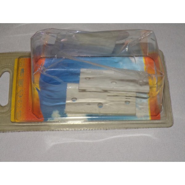 Blister 2 charnieres axe inox Codis 633310 pour caravane camping car 