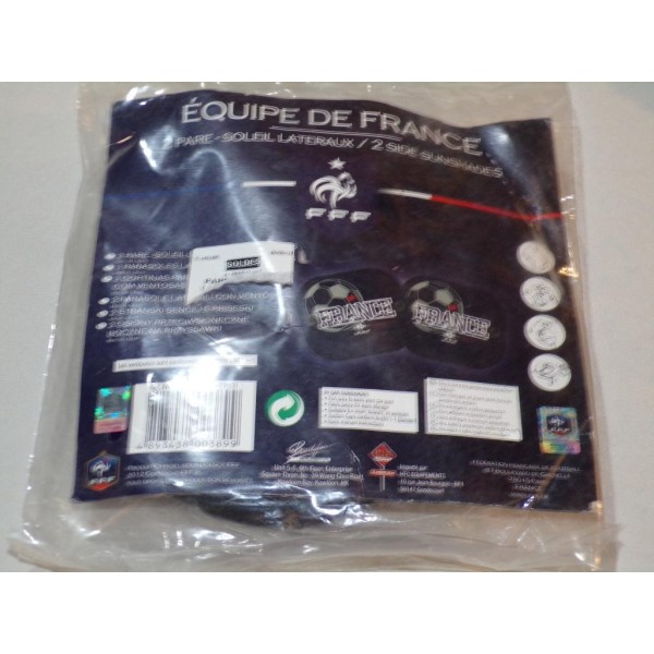 Paire pare soleil paresoleil 45x35 vitres laterales HTC 510962 équipe de France (ancien stock 1 étoile) 