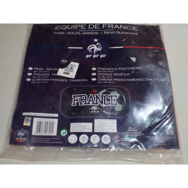 Pare soleil paresoleil lunette arriere 100x50 HTC 510976 équipe de France (ancien stock 1 étoile) 