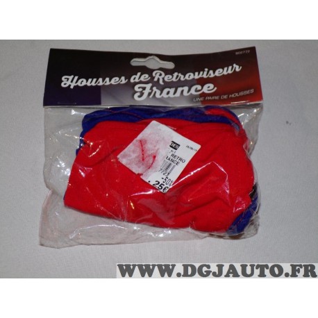 Paire chaussettes housse retroviseur bleu blanc rouge équipe de France HTC 802772 