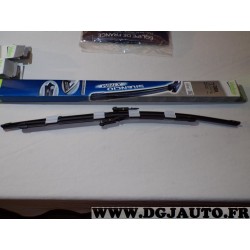 Paire balais essuie glace 650+475mm souple silencio xtrm Valeo VM381 574481 pour mercedes classe B W242 W246