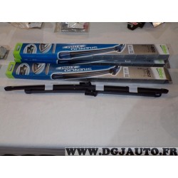 Paire balais essuie glace 600 + 500mm souple silencio xtrm Valeo VM822 577822 pour BMW X5 X6 E70 E71 E72