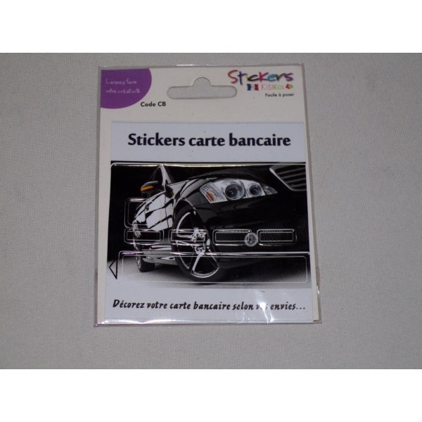 Personnalisation carte bleue bancaire stikers automobile Kisikol 