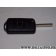 Clé vierge à tailler télécommande 2 boutons Klemax PSA230 pour peugeot 407 1007 partner