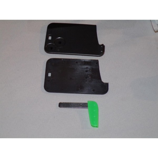 Coque télécommande clé vierge à tailler 2 boutons Klemax REN215 pour renault laguna 2 II velsatis vel satis espace 4 IV 