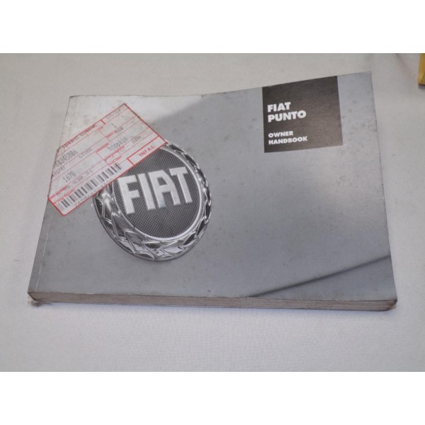 Manuel documentation notice entretien owner handbook Fiat 60345806 pour fiat punto 