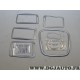 Kit contours cadre bouches ventilations chauffage commande tableau de bord Fiat 50901268 pour fiat idea