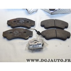 Jeux 4 plaquettes de frein avant montage brembo Fiat 77362216 pour fiat ducato 1 2 I II citroen jumper peugeot boxer de 1994 à 2