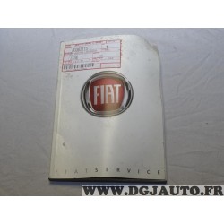 Manuel livret documentation notice Fiat service Fiat 60383115 pour fiat 126 bis brava bravo cinquecento coupé croma 1 2 I I