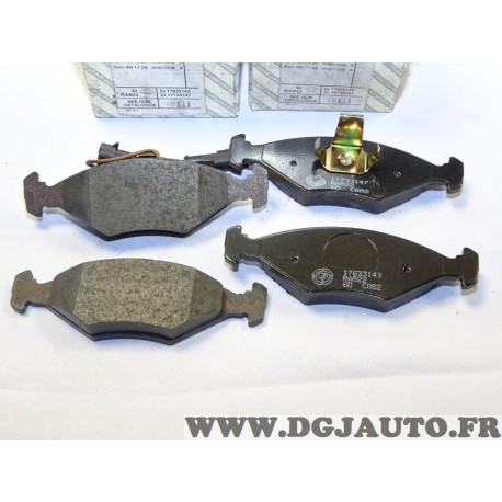 Jeux 4 plaquettes de frein avant montage teves Fiat 71738157 pour fiat palio weekend siena 