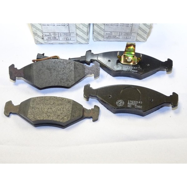 Jeux 4 plaquettes de frein avant montage teves Fiat 71738157 pour fiat palio weekend siena 