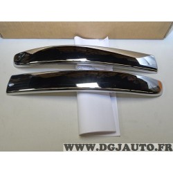 Paire moulures baguette chrome parechocs pare-chocs avant Fiat 50901686 pour fiat 500