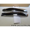 Paire moulures baguette chrome parechocs pare-chocs avant Fiat 50901686 pour fiat 500