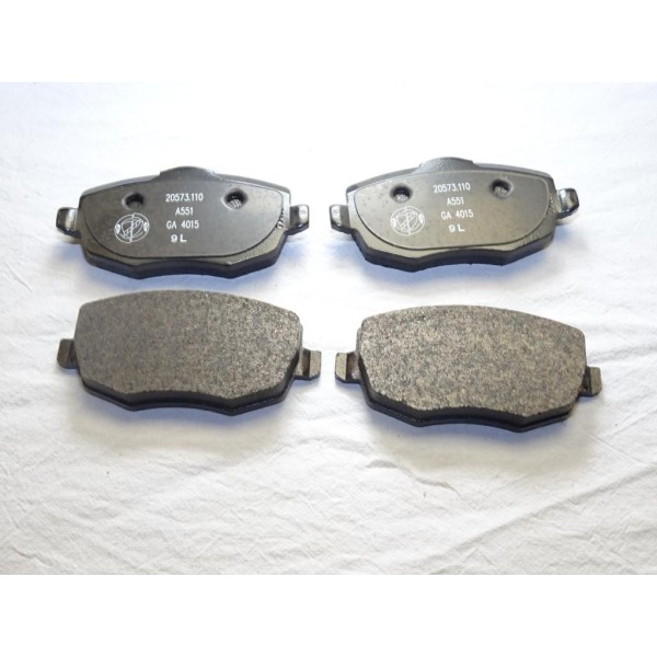 Jeux 4 plaquettes de frein avant montage lucas Fiat 71754804 71752991 pour lancia ypsilon de 2003 à 2011 