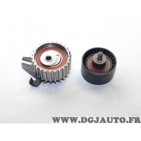 Ensemble galet tendeur + enrouleur courroie de distribution (non incluse) Fiat 71736729 pour alfa romeo 145 146 147 156 1.4 1.6 