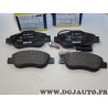 Jeux 4 plaquettes de frein avant montage bendix Magneti marelli 71773151 pour fiat 500 de 2012 à 2015 panda 2 II de 2003 à 2012