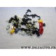 Kit agrafes attache fixation parechocs ailes avant choc Fiat 59015073 pour fiat punto 2 II partir de 1999 